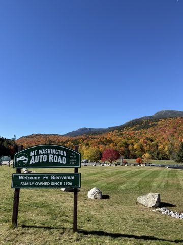 The bottom of the Auto Road
